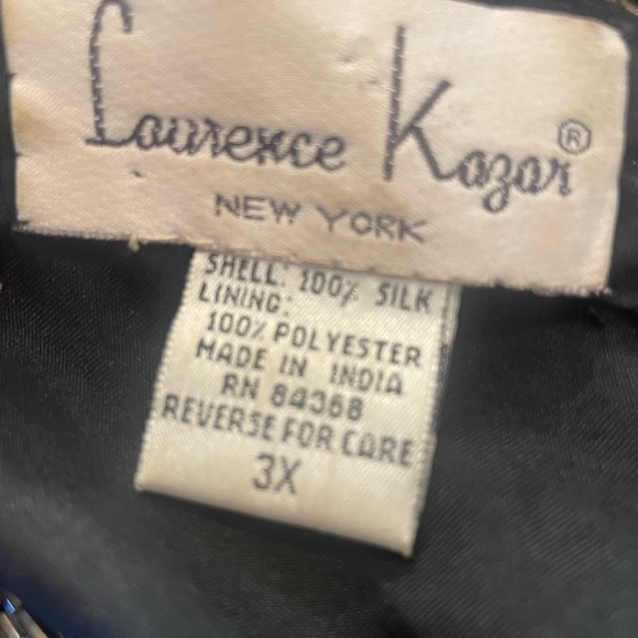 Vintage Laurence Kazar sequin and beaded silk blouse - Picture 7 of 11